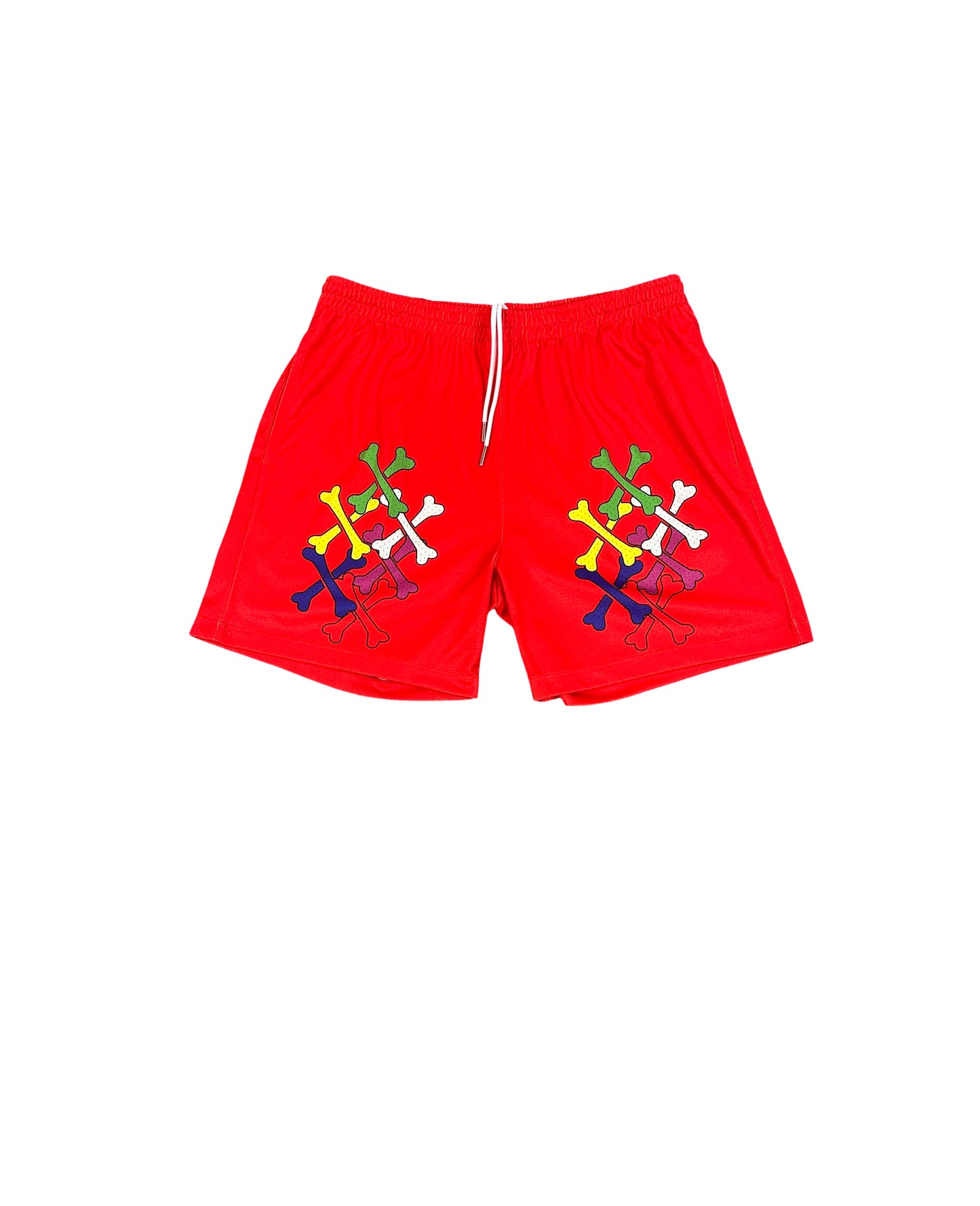Cross Bones Mesh Shorts